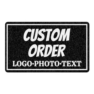 PERSONALIZED Doormat - 3 Size Avaliable - Custom Front Door Welcome Doormat - Support Pictures or Text - Gift Idea for Housewarming New Year Thanksgiving Day - 40cm*60cm