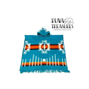 Small/Medium Extra-Thick Wood-Loomed Poncho – Limited Size Edition