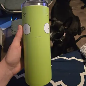 Customizable Character Tumbler, Portable Reusable Washable Bottled Drinkware Cup for Kitchen Use