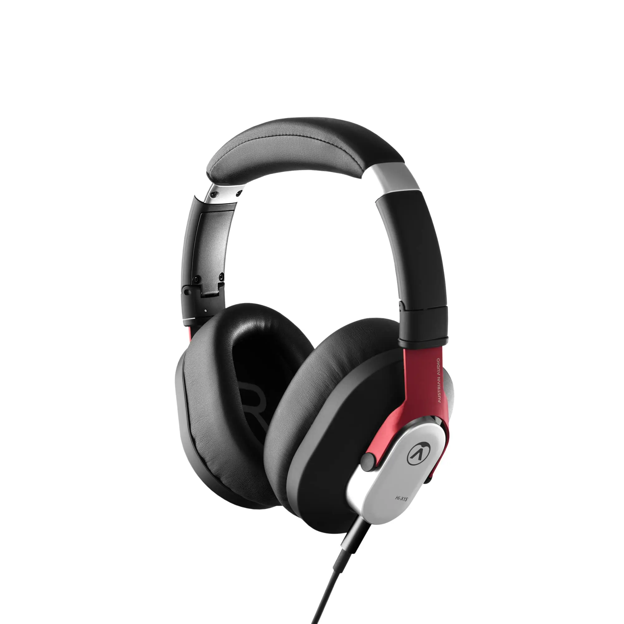Austrian Audio HI-X15 Closed-Back Over-Ear Headphones - 44mm High Excursion Drivers, Durable Folding Metal Design, 1.4M Detachable 3.5mm TRS Cable, Comfortable Earpads, Mobile Device Compatible, Adapter Ready, Memory Frame
