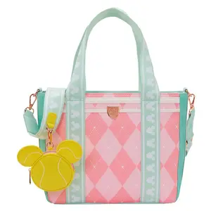 Loungefly Disney Mickey & Friends Tennis Tote Bag with Coin Bag