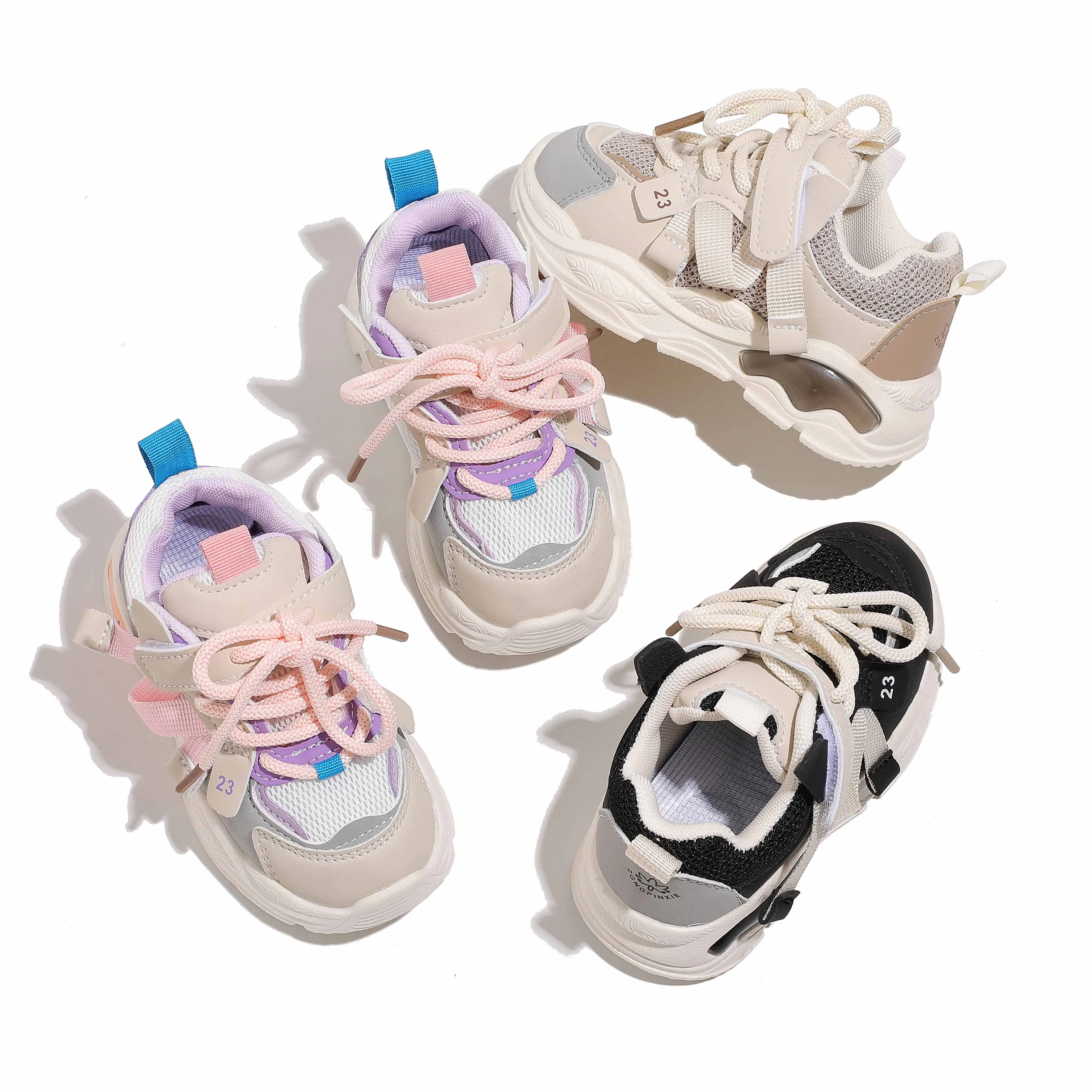 Trendy Comfortable Low Top Mesh Sneakers For Baby Boys, Breathable Non-slip Walking Shoes For All Seasons, Toddler Shoes