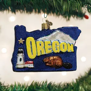State Of Oregon Ornament