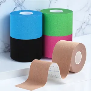 6-Color Waterproof Kinesiology Tape: Elastic Uncut Muscle Support for Sports, Fitness, Recovery & Knee Protection - Breathable Comfort Tape