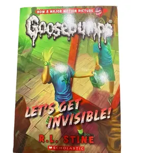 R.L. Stine Goosebumps Let's Get Invisible - Signed Paperback Book