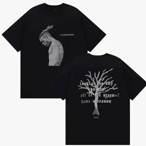 Rapper XXXTentacion New Album 2026 Merch T Shirt Men's Vintage Gothic Short Sleeve Cotton T-shirts Man Hip Hop Clothing T-shirt 5