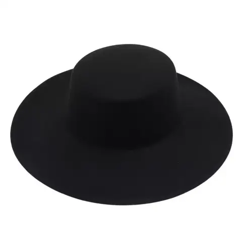 Women's Winter Felt Wide Brim Fedora Hat - Polyester Beret Style French Retro Hepburn-Inspired Cloche Hat for Fall & Winter Bonnets Chic Fashion Accessories