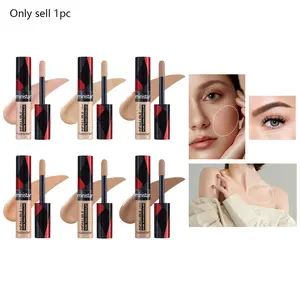 Lightweight Concealer 6 Shades Hydrating Long Lasting Multi Skin Tones Buildable Radiant Coverage Non Sticky