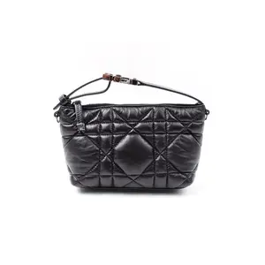 Pre-owned Dior Calfskin Shoulder Bags Travel Nomad Black Shoulder Bag H ZY0000378604