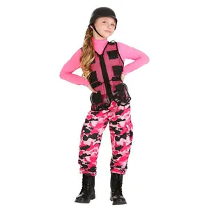 Kid's Pink Camo Trooper Costume