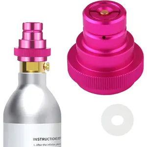 Quick Connect CO2 Cylinder Adapter Fitting for Sparkling Water Maker, CO2 Refill Canister Connector for TR21-4 Male Valve Compatible with DUO ART TERRA GAIA Soda Maker