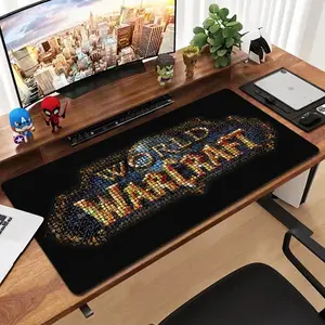 World of Warcraft Anti-Scratch Gaming Mouse Pad - Large Extended Desk Mat with Natural Rubber Base, Smooth Surface, Durable Thick Design for PC Gamer Setups, Anti-Scratch Mouse Pads