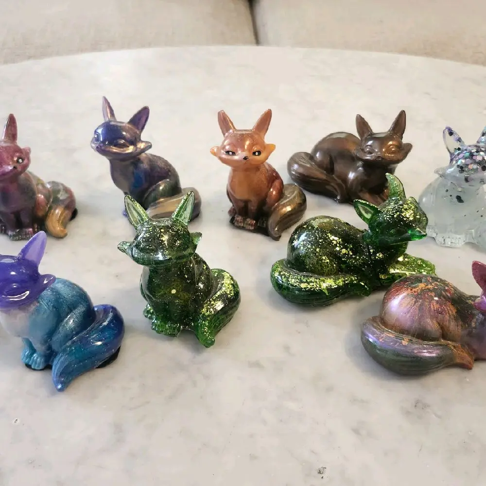 Fox figurines