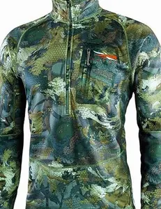 Gear Men's Grinder Half-zip Insulated Waterfowl Concealing Hunting Pullover 2 PCE