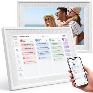 10.1"  Chore Chart & Visual Schedule for  - Digital Daily Routine Board, Neurodivergent Friendly Gamified Planner display, App Syncs w/ Calendar, No Subscription (Family Drop-Zone Edition)