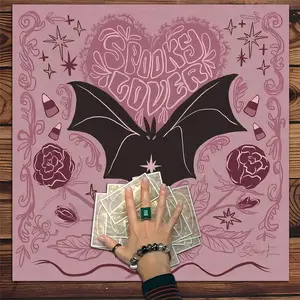 Spooky Lover Bat Floral Pattern Car Seat Cover, Durable Polyester Car Seat Protector, Universal Protector for Cars, SUVs, Sedans, Decor