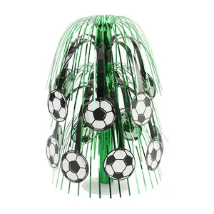 Football Theme 3D Table Flower Arrangement, Fan Party Desktop Decoration, Event Viewing Atmosphere Setup Prop, Sports Decor