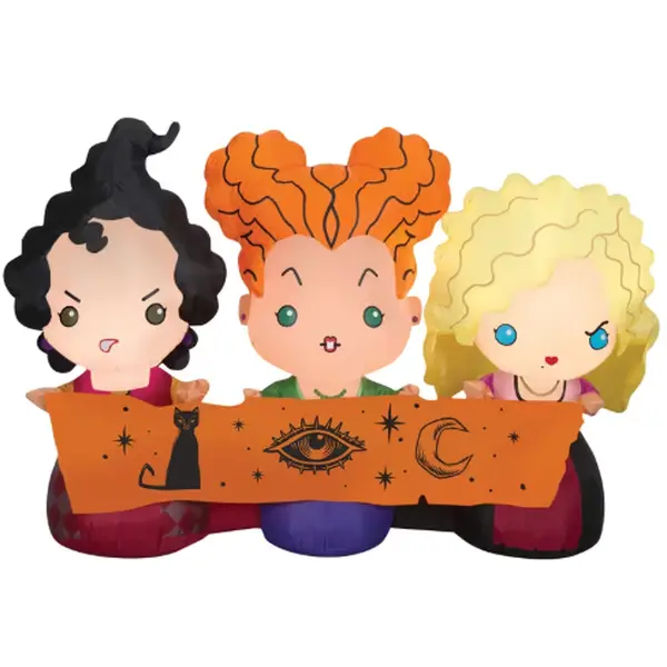 42" Hocus Pocus Witch Sisters Inflatable