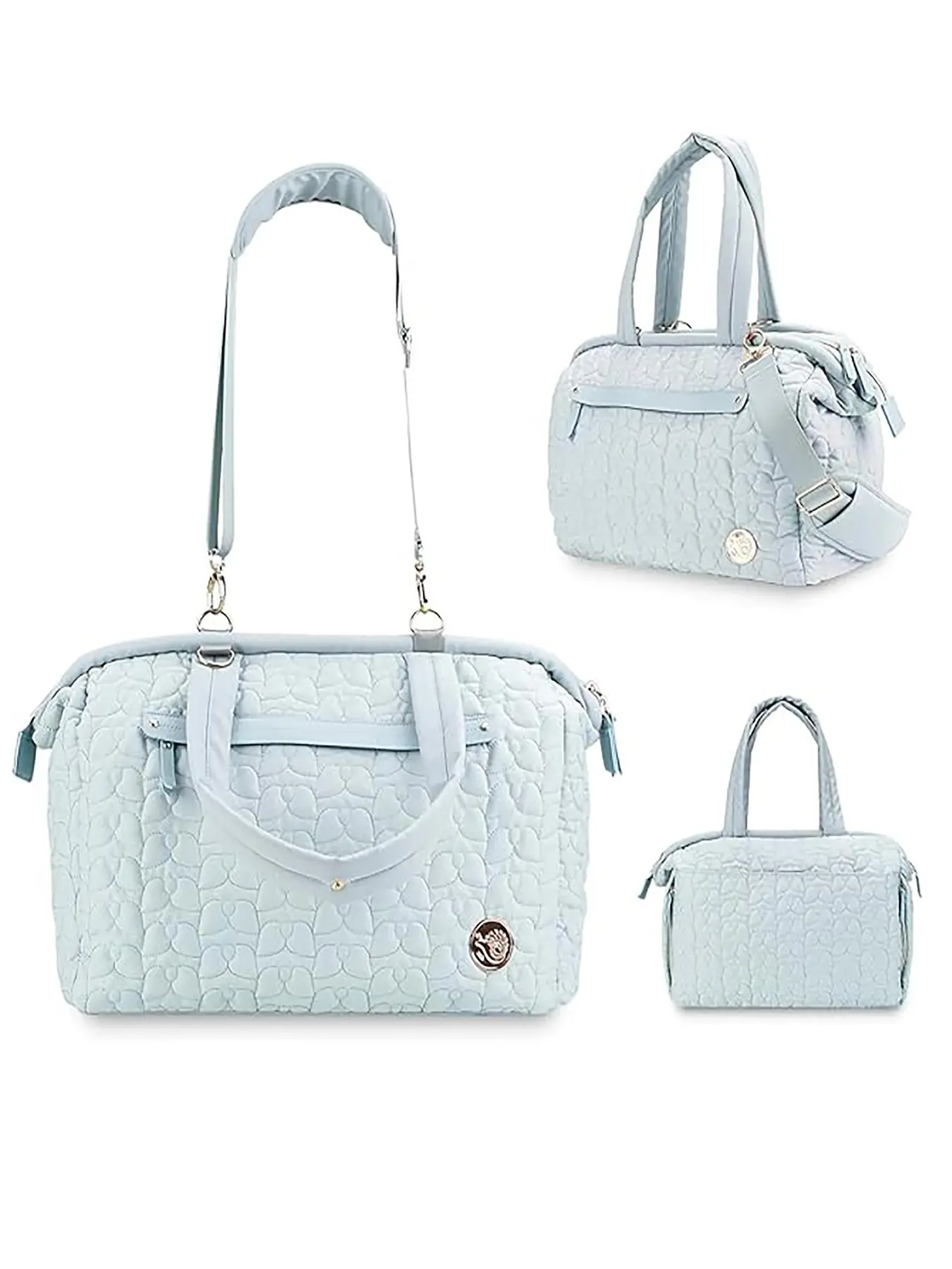 Mummy Bag Outdoor Baby Essentials Embroidered Pattern Large Capacity Mommy Backpack Stroller Bag, Essential Maternity Travel Accessory Multifunctional Diaper Bag