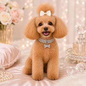 Bling Pet Dog Collar with Crystal Diamond Bone Pendant for Small & Medium Dogs Fashionable Jewelry Necklace Pets Accessories