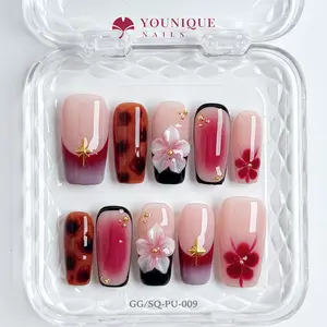 Younique Nails 2026 | Best Seller Press-On Nails Collection | 10PCS 100% Handmade Press-On Nails | Reusable Colorful Art