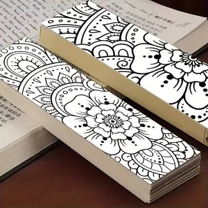 32pcs Mandala Coloring Bookmarks Suitable for Adults  - DIY Coloring Pages, Unique Designs, & Vibrant Bookmarks, mandala art, Book Lover Gifts, Page Markers for Books, Journals, Tablets, Ideal for Teachers, Students, Coloring Enthusiasts