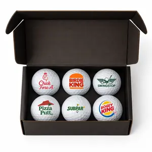 Funny Golf Balls 6 Pack High-Quality Tournament-Ready Balls for Birthdays & Bachelor Parties Variety of Designs for Every Occasion Youth Friendly
