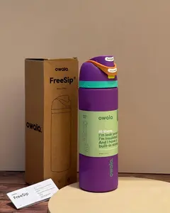 Owala 24oz Purple FreeSip, Insulated Stainless Steel Water Bottle Aesthetic Drinkware for Sport Lovers, Urban Outfitters Bottle