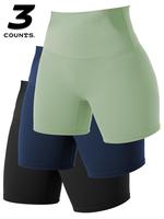 Black + navy blue + green