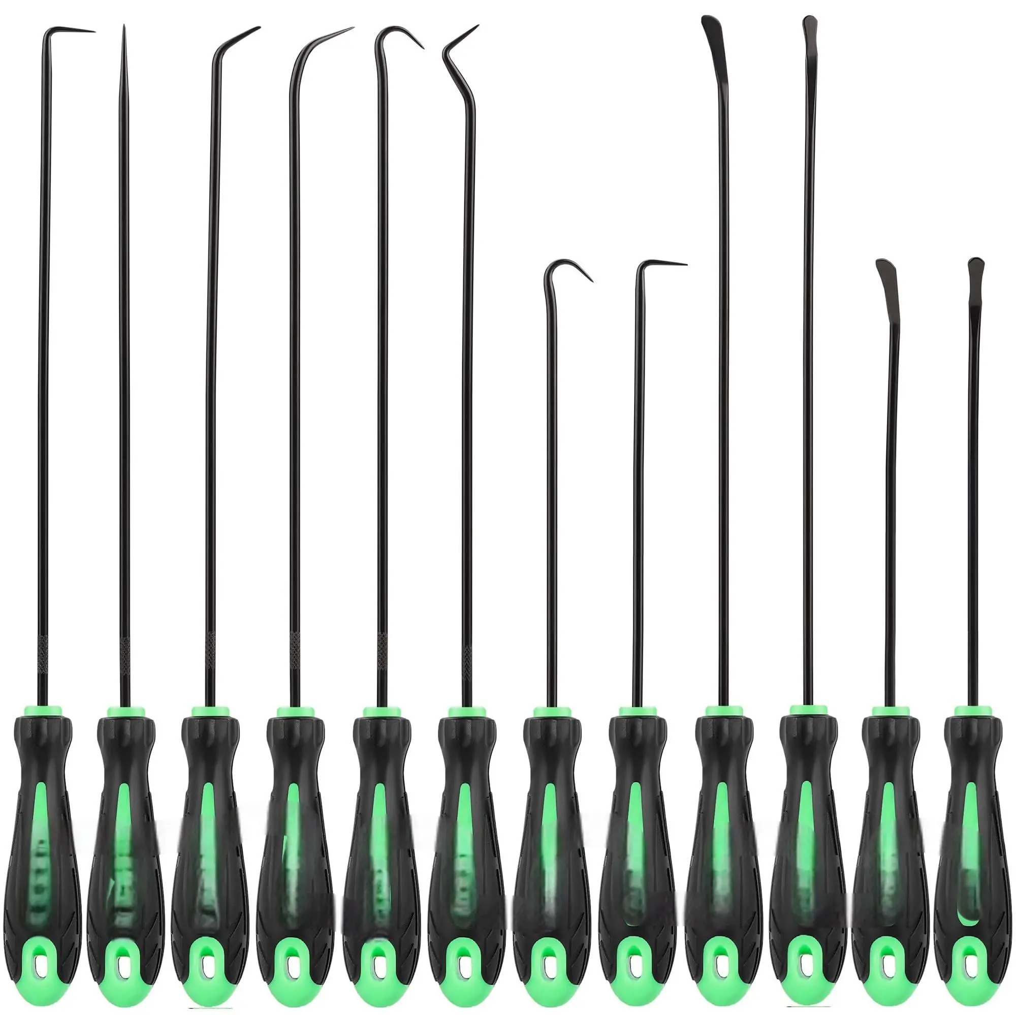 car auto oil seal 12-Piece Pick and Hook  , Pick   Car Auto Oil Seal/O-Ring Seal Gasket Pick Hooks Puller Remove, Long and Mini Pick   nail precision screwdriver set hand  set tool