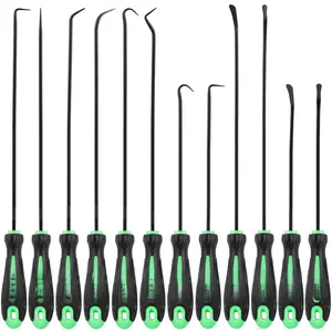 car auto oil seal 12-Piece Pick and Hook  , Pick   Car Auto Oil Seal/O-Ring Seal Gasket Pick Hooks Puller Remove, Long and Mini Pick   nail precision screwdriver set hand  set tool
