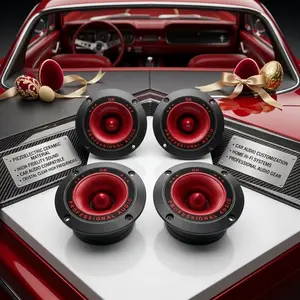 2026 2/4Pcs 3 Inch Piezoelectric Tweeter Audio Speaker Treble Ceramic Piezo Loudspeaker for Hi-Fi System Car Audio