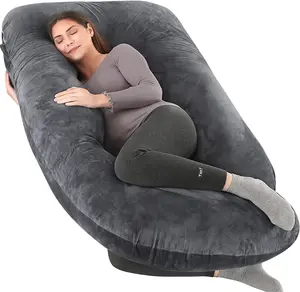 Versatile Pregnancy Pillow for Belly and Back Support - Multi-Functional and Adjustable