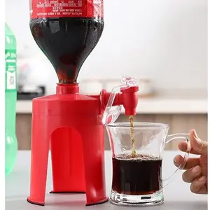 1PCS/2PCS Soda Dispenser Beverage Dispensers Magic Tap Coke Drink Dispenser Water Dispense Party Bar Kitchen Gadgets Magic Tap Drinking Water Dispense Bottle Upside Down Coke Drink Dispenser