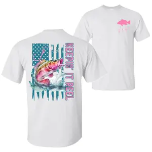 Keepin' It Reel Fishing T-Shirt, Fish Graphic Tee,  Unisex Shirt, Outdoor Fishing Apparel for Men & Women, Fishing Lover Gift