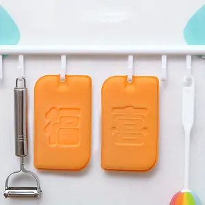 7pcs Chinese Style Dishwashing Sponge Block, Kitchen Non-Stick Oil Brush Pot, Household Dishwashing Cloth, Double-Sided Cleaning Cotton, Magic Eraser for Quick Stain Removal