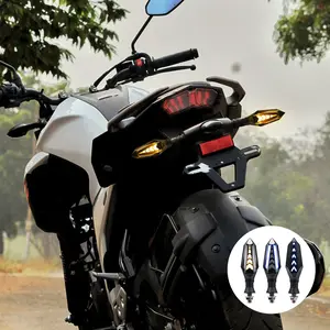 Motorcycle LED Turn Signal Lamp Flowing Flash Indicator Lights Running Light Tail Light Motorcycle Accessories