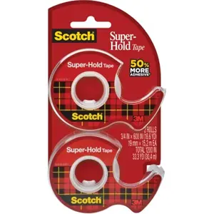 3M  0.75 x 50 ft. Scotch Super-Hold Tape, Translucent