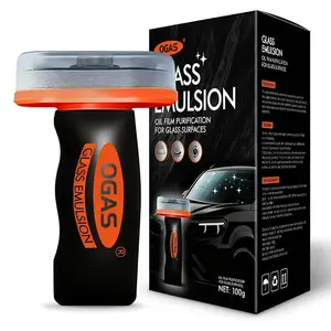 Windshield Oil Film Eraser Wand - All-in-One Pro Kit with Glass Cleaning Emulsion Formula and Sponge - The Ultimate Streak-Free Solution to Prep for Rain Repellents - cars accessories