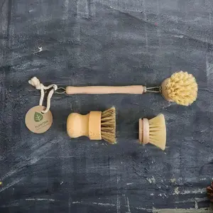 Zero Waste Kitchen Brush Set - Brush Kit