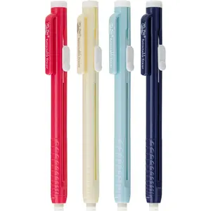 - Retractable Mechanical Eraser , Pack of 4, Assorted Colors, cil Eraser, Eraser for cils