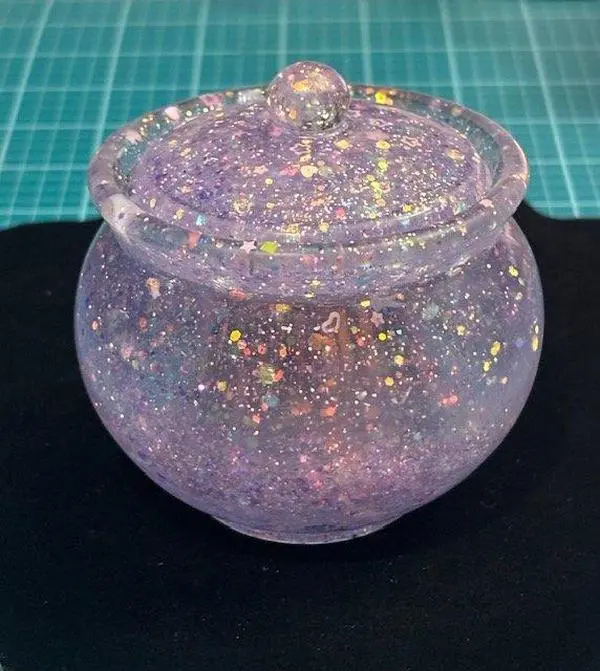 Glittering Keepsake Jar