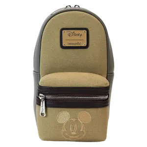 Mickey & Friends Canvas Drink Holder Crossbody Bag