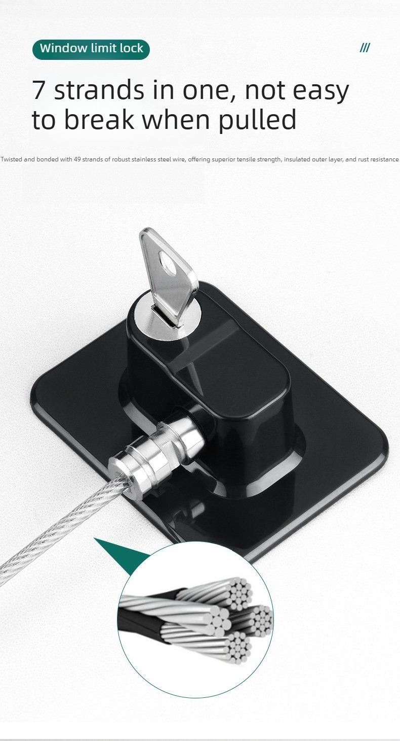 2PCS No-drill ice box lock, refrigerator lock, drawer lock, cabinet lock; multifunctional safety locks for children/babies; anti-theft protective locks