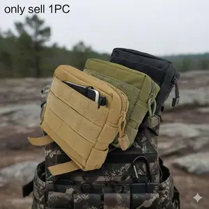 Tactical Nylon Edc organizer Bag quick-Release Vest Waist pack Gear Tool Pouch Outdoor emergency survival Equipment Carrying System Student Backpack Accessory Tactical Gear Storage