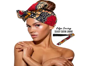 Satin Hair Wrap: Edge Saving Headband - Protective Hair Accessory, Edge Control, Edge Control Natural Hair, Sleep Wrap, Sleep Scarf