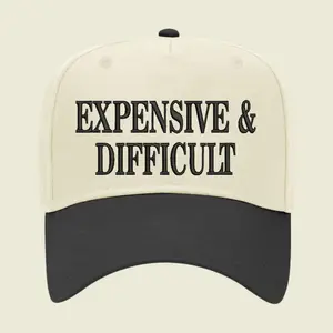 Embroidered Expensive & Difficult Trucker Hat, Funny Women Trucker Cap, Sarcastic Wife Cap, Mama Hat, Mothers day gift, Best Gift For Mom