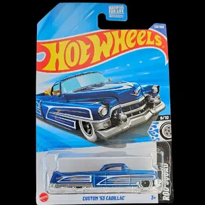 Hot Wheels Custom '53 Cadillac Rod Squad 9/10 #139/250 - Blue with Custom Wheels, Official Collectible, 3.1 Inches Tall