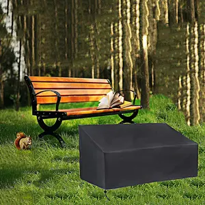 1pc Bench Cover Outdoor, Patio Seat Cover, Lounge Deep Chair Cover, Patio Loveseat Cover, Durable And Furniture Chair Cover, Large Seat Patio Chair Cover, Oxford Cloth Cover, Patio Furniture Covers