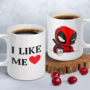 I Like Me Mug, Deadpool I Like Me Ceramic Mug 11oz 15oz, Funny Deadpool Mug, Self Love Mug Inspirational Quote Cup Positive Affirmation Mug Movie Quote